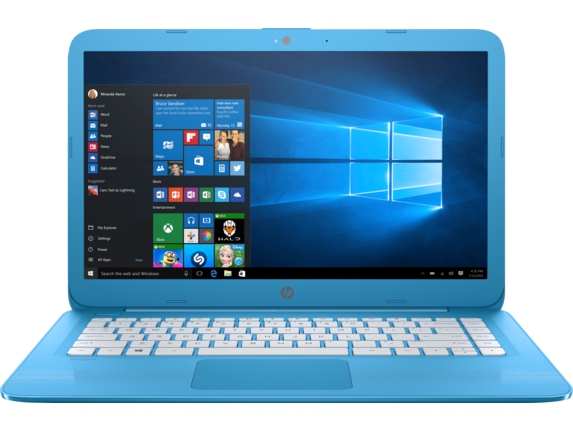 Notebook HP INTEL CELERON N3060 4GB 32 GB EMMC 14'' Polegadas Windows 10 Azul Claro