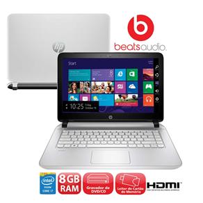 Notebook HP Pavilion 14-v065br com Intel® Core™ I7-4510U, 8GB, 1TB, Gravador de DVD, Leitor de Cartões, HDMI, Bluetooth, Webcam, LED 14" e Windows 8.1