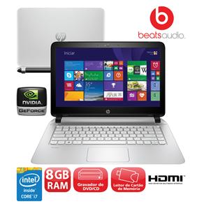 Notebook HP Pavilion 14-V066BR com Intel® Core™ I7-4510U, 8GB, 1TB, Gravador de DVD, HDMI, Bluetooth, Placa Gráfica de 2GB, LED 14" e Windows 8.1