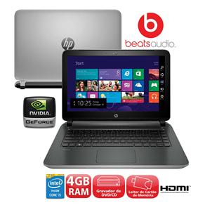 Notebook HP Pavilion 14-v063br com Intel® Core™ I5-4210U, 4GB, 500GB, Gravador de DVD, HDMI, Placa Gráfica de 2GB, Bluetooth, LED 14" e Windows 8.1