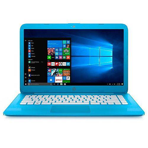 Tudo sobre 'Notebook HP Stream Intel Celeron 1.6GHz 4GB RAM 32GB SSD EMMC Windows 10 Tela 14” - Azul'