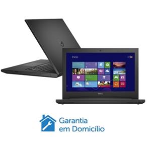 Notebook Inspiron 14 3442-B10, Intel Core I3, 4Gb Ram, Hd 1Tb, Tela 14", Windows 8.1, Preto - Dell