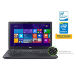 Notebook Intel com Teclado Numerico Acer Nxmt9al004 E5-571g-760q Core I7-5500u 1tb 8gb W8.1 15.6 Led