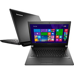 Notebook Lenovo 14in Intel Core I3 4GB 500GB Tela LED 14" Windows 8.1 - Preto