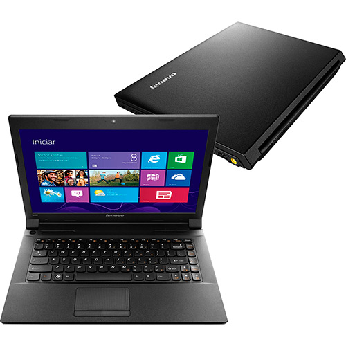 Notebook Lenovo B490 Intel Celeron Dual Core 4GB 500GB Tela LED 14" Windows 8 - Preto