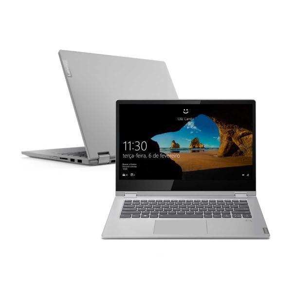 Notebook Lenovo 2 em 1 Ideapad C340 I5-8265U 4GB 128GB SSD Windows 10 14” 81RL0004BR Prata