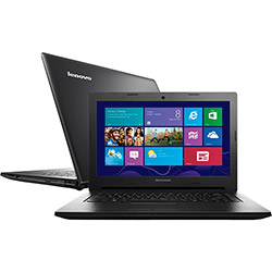 Notebook Lenovo G400s-80AC0006BR com Intel Core I3 4GB 500GB LED HD 14" Preto Windows 8