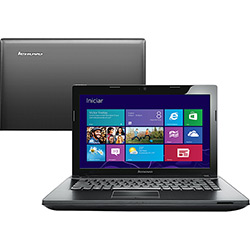 Notebook Lenovo G405-80A90000BR com AMD Dual Core 4GB 500GB LED HD 14" Windows 8.1