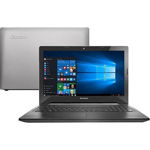 Notebook Lenovo G50-80 Intel Core I3 4gb 1tb Tela Led 15.6 Windows 10 - Prata