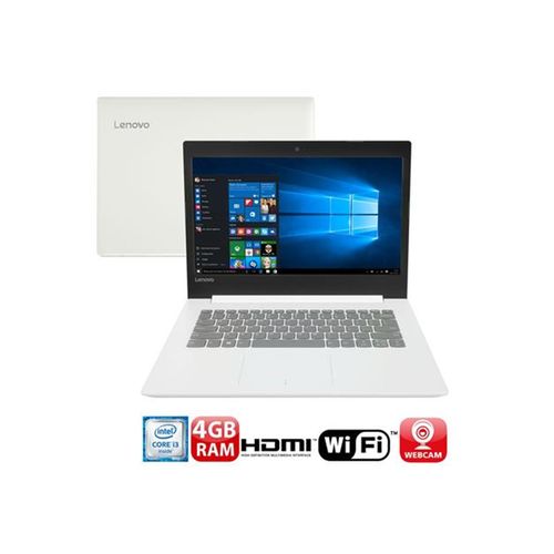 Notebook Lenovo Ideapad 320-14ikb I3-6006u 4gb 1tb Prata 14" W10 Home - 80yf0005br