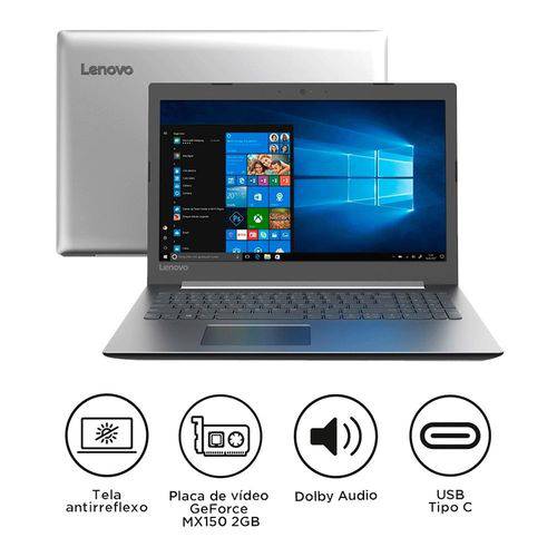 Notebook Lenovo Ideapad 330 81fe0001br, Intel Core I5, 8gb, 1tb, Tela 15.6" e Windows 10 Home