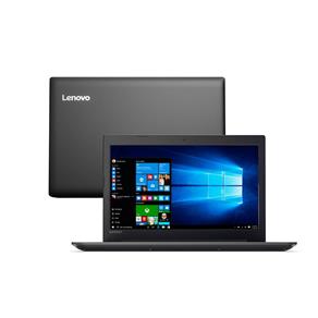 Notebook Lenovo IdeaPad 320 Celeron N3350 4GB 1TB Windows 10 15.6" HD 81A30000BR Preto