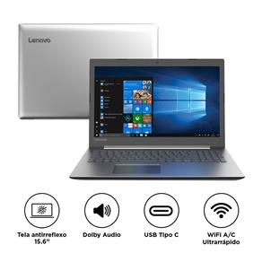 Notebook Lenovo IdeaPad 330 I3-7020U 4GB 1TB Windows 10 15,6" HD 81FE000QBR