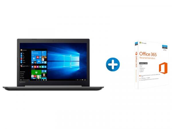 Tudo sobre 'Notebook Lenovo Ideapad 320 Intel Core I3 - 4GB 1TB LED 15,6” + Microsoft Office 365 Personal'