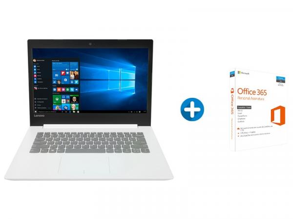 Notebook Lenovo Ideapad 320 Intel Core I3 - 4GB 500GB LED 14” + Microsoft Office 365 Personal