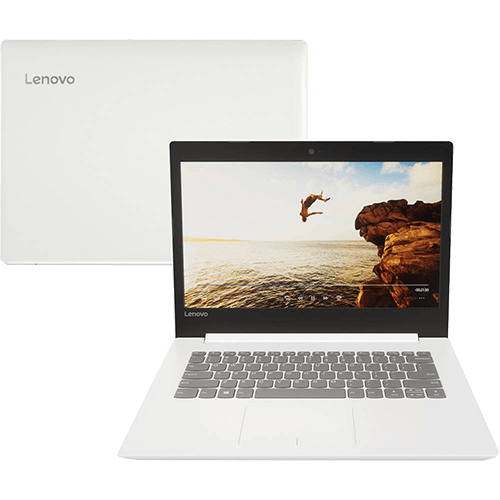 Notebook Lenovo Ideapad 320 Intel® Core I3 4GB 500GB Tela 14'' HD Antireflexo Windows 10 - Branco