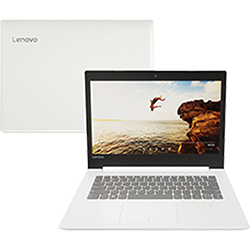 Tamanhos, Medidas e Dimensões do produto Notebook Lenovo Ideapad 320 Intel Core I5 4GB 500GB Tela 14'' HD Antireflexo Windows 10 - Branco