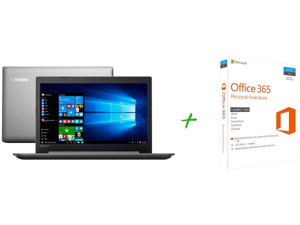 Tudo sobre 'Notebook Lenovo Ideapad 320 Intel Core I5 8GB 1 TB - LED 15,6” Windows 10 + Microsoft Office 365'