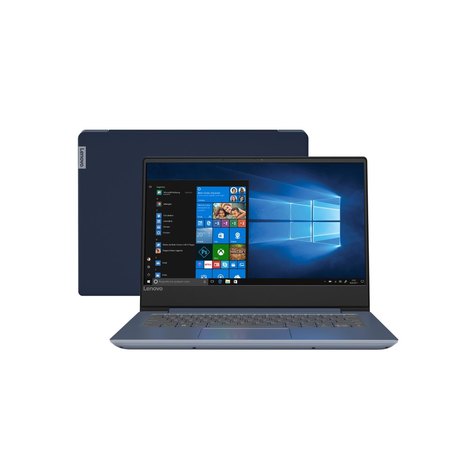 Notebook Lenovo Ideapad 330S I5-8250U 8Gb 1Tb Windows 10 14' Hd 81Jm0000br Azul