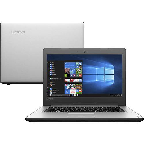 Notebook Lenovo Ideapad 310 Intel Core I3-6006u 4GB 1TB Tela 14" LED Windows 10 - Prata