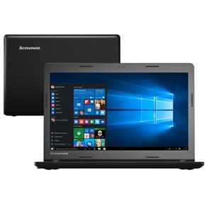 Notebook Lenovo IdeaPad 100 com Intel® Dual Core, 4GB, 500GB, Leitor de Cartões, HDMI, Wireless, Webcam, LED 14" e Windows 10