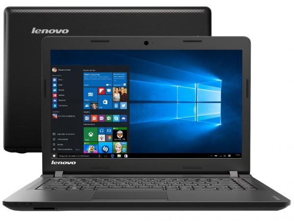 Notebook Lenovo Ideapad 100 Intel Dual Core - 4GB 500GB LED 14” Windows 10
