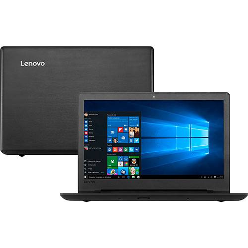 Notebook Lenovo Ideapad 110 Intel Celeron Dual Core 4GB 1TB Tela 15,6" Windows 10 - Preto