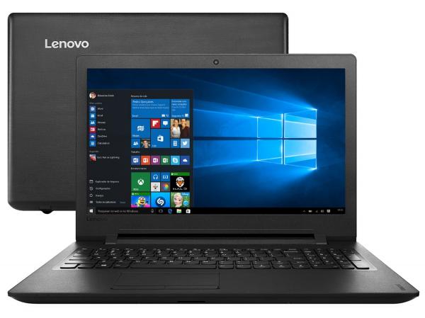 Notebook Lenovo Ideapad 110 Intel Dual Core - 4GB 1TB LED 15,6” Windows 10