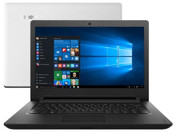 Notebook Lenovo Ideapad 110 Intel Dual Core - 4GB 500GB LED 14” Windows 10
