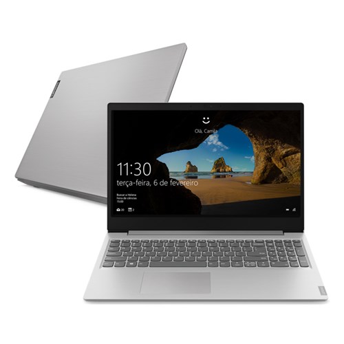Notebook Lenovo Ultrafino Ideapad S145 I5-8265U 8Gb 1Tb Windows 10 15.6' 81S90005br Prata