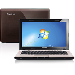 Notebook Lenovo Z470 C/ Intel® Core I5 2ª Geração 2410M 2.3GHz 4GB 500GB DVD-RW Webcam e Saída HDMI LED 14" Windows 7 Premium - Lenovo