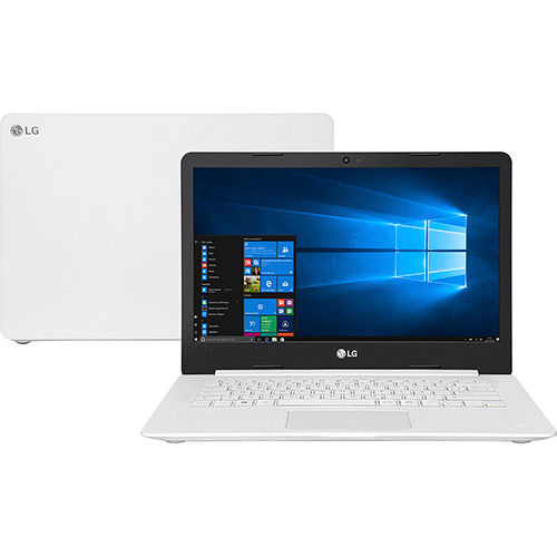 Notebook LG 14U380-L.BJ41P1 Intel Core Celeron 4GB 500GB Tela 14" Windows 10 - Branco