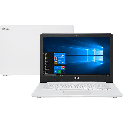Notebook LG UltraSlim 14U380-L.BJ36P1 Intel Core Celeron 4GB 500GB Tela LED 14" Windows 10 - Branco