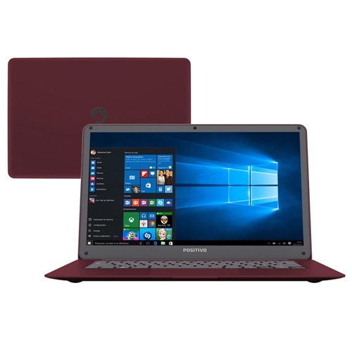 Notebook Motion Red Quad Core 2gb 32gb Ssd 14 Windows 10 Positivo Q232A