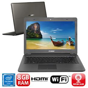 Notebook PC MIX Dual Core 8GB 500GB 32GB SSD Tela 14” Linux