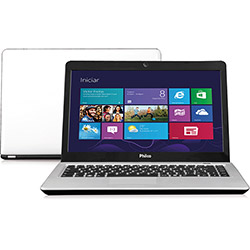 Notebook Philco 14I-B744 com AMD Dual Core 4GB 500GB Branco LED 14" Windows 8