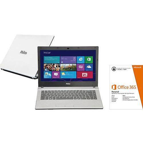 Notebook Philco 14i-s744w8-3d com Amd Dual Core 4gb, 500gb, Led 14' - Branco Brilhante
