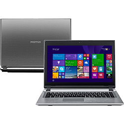 Notebook Positivo Premium Touch S6300 com Intel Core I3 4GB 500GB LED 14" Touchscreen Windows 8 + Pacote 3D Experience