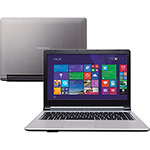 Notebook Positivo Premium XS4205 Intel Celeron Quad Core 4GB 500GB Tela LED 14" Windows 8.1 - Prata