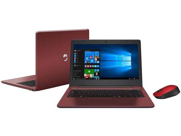 Notebook Positivo Stilo Colors XC3634 - Intel Dual Core 4GB SSD 32GB Windows 10 + Mouse