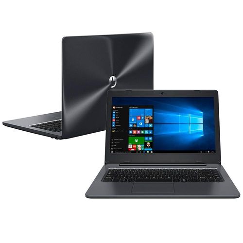 Notebook Positivo Stilo One XC 7660, I3-6006U, 14", 4GB RAM, 1TB, Windows 10 - Cinza Escuro
