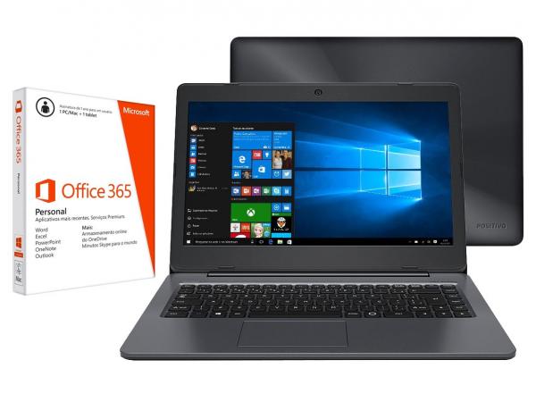 Tudo sobre 'Notebook Positivo Stilo One XC3570 Intel Quad Core - 32GB Flash LED 14” Windows 10 + Pacote Office 365'