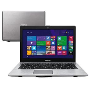 Notebook Positivo Stilo XR3050 com Intel® Dual Core™, 4GB, 500GB, Gravador de DVD, Leitor de Cartões, HDMI, Wireless, Webcam, LED 14" e Windows 8.1