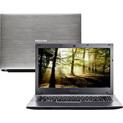 Notebook Positivo Ultra S3950 Intel Core I3 Memória 2GB HD 500GB LCD 14" Linux Cinza Chumbo