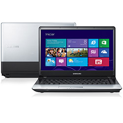 Notebook Samsung 300E4C-AD2 com Intel Core I3 2GB 320GB LED 14'' Windows 8