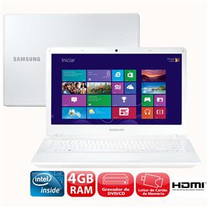 Notebook Samsung ATIV Book 2 270E4E-KD7 com Intel® Dual Core, 4GB, 500GB, Gravador de DVD, Leitor de Cartões, HDMI, Bluetooth 4.0, LED 14" e Windows 8