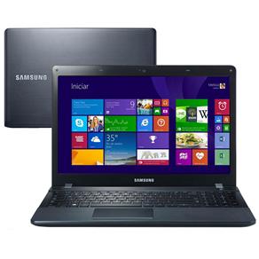 Notebook Samsung ATIV Book 2 270E5J-KD1 com Intel® Core™ I3-4005U, 4GB, 1TB, Gravador de DVD, Leitor de Cartões, HDMI, Webcam, LED 15.6" e Windows 8.1