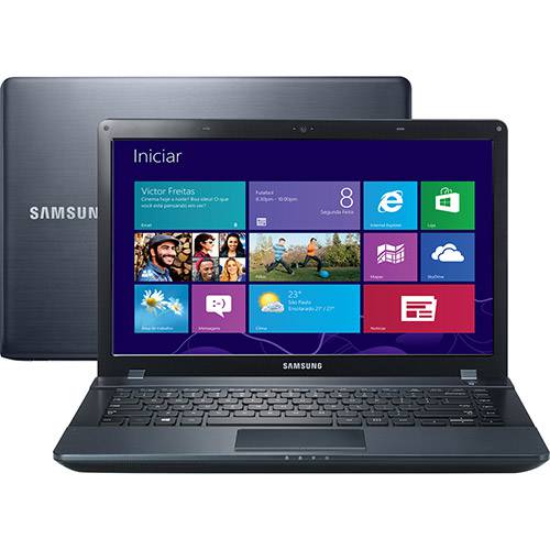 Notebook Samsung ATIV Book 2 com AMD Dual Core 2GB 500GB LED 14" Windows 8
