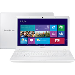 Notebook Samsung ATIV Book 2 com Intel Core I3 4GB 500GB LED 14" Branco Windows 8