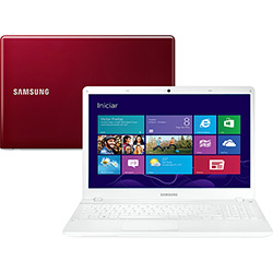 Notebook Samsung ATIV Book 2 com Intel Core I5 4GB 750GB LED HD 15,6" Vermelho Windows 8.1